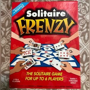 Solitaire Frenzy Card Game - Red